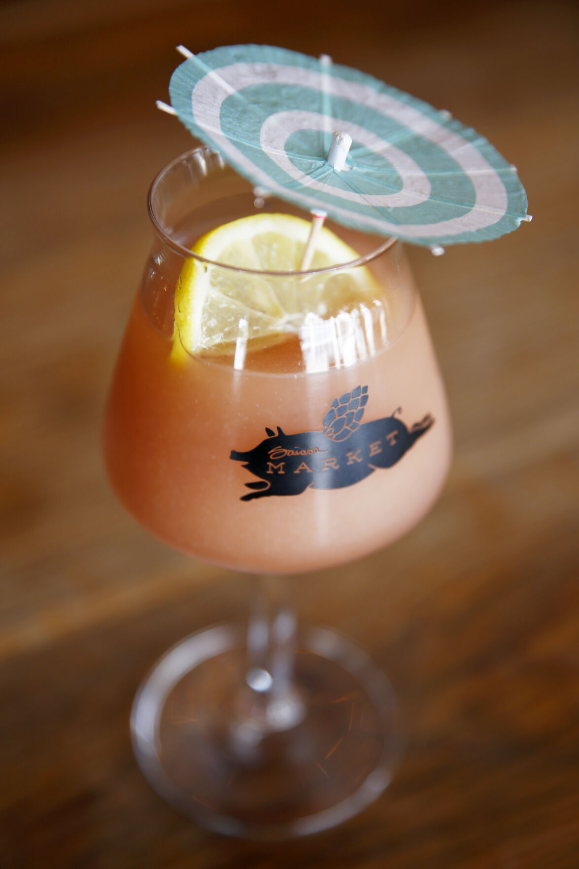 Frozen drinks at Saison Market